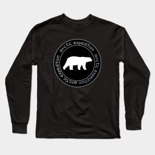 arctic expedition,polar bear Long Sleeve T-Shirt